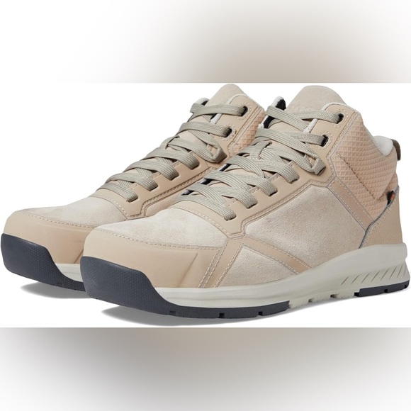 Bogs Shoes - BOGS Sandstone Mid Suede CT Taupe Suede Waterproof Safety Composite‎ Toe Size 11